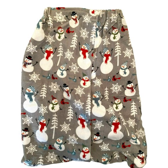 NWOT HOLIDAY SHOWER WRAP Snowman Shower WRAP ONE-SIZE FITS ALL - Picture 3 of 6